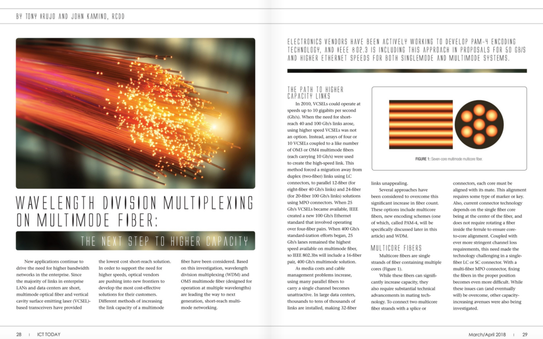 Wavelength Division Multiplexing over Multimode fiber