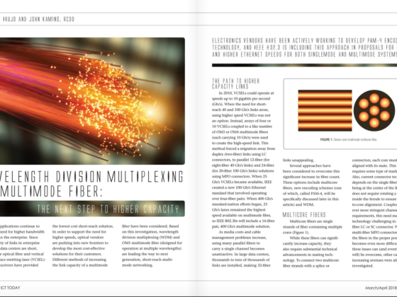 Wavelength Division Multiplexing over Multimode fiber