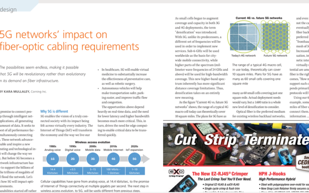 The impact of 5G on fiber optic cabling