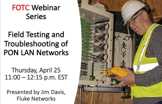 Field testing and troubleshooting of PON networks