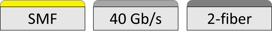 40GBASE-FR, 40GBASE-LR4, and 40GBASE-ER4