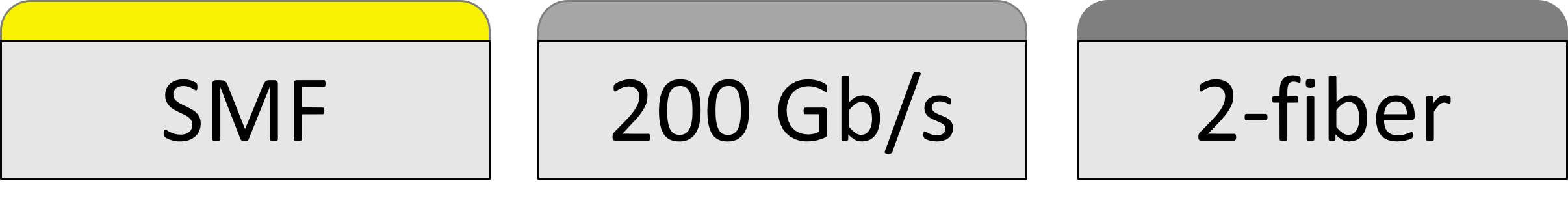 SMF_200_2 200GBASE-ER4, 200GBASE-FR4, 200GBASE-LR4