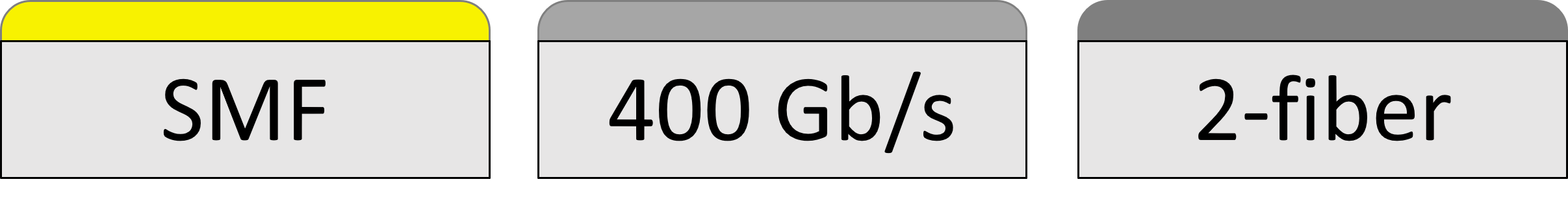 400GBASE-ER8, 400GBASE-FR4, 400GBASE-FR8, 400GBASE-LR4-6, 400GBASE-LR8